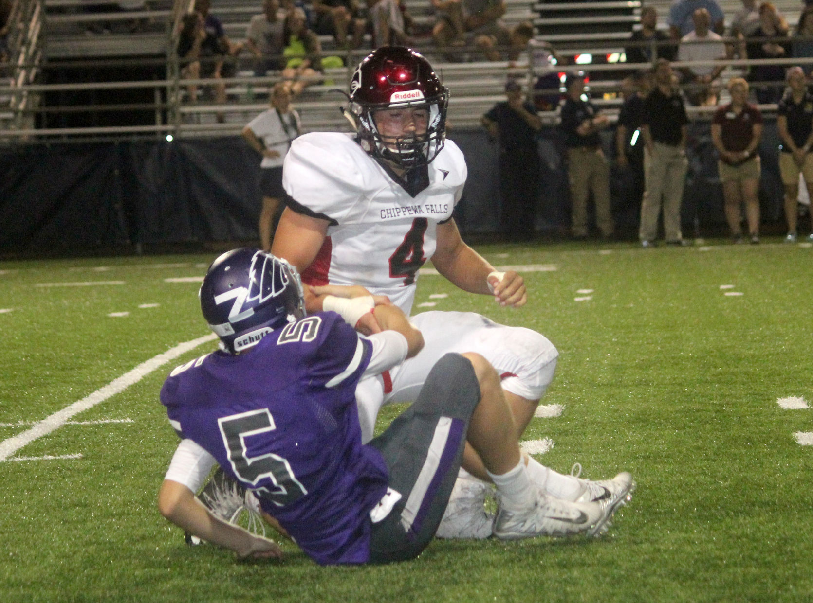 Chi-Hi football at Eau Claire Memorial 9-14-18
